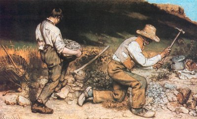 The Stone Breakers by Gustave Courbet